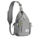 SKYSPER Sling Bag Anti-Theft Crossbody Bag RFID Travel Cross Body Shoulder Sling Backpack - color: Gray