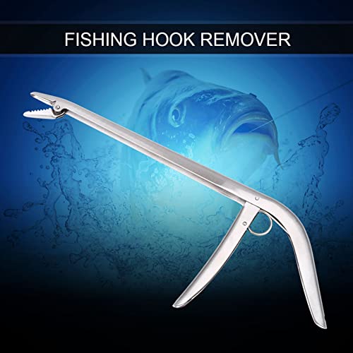 Fish Hook Remover Tool, 11.4 Inch Fishing Pliers Hook Remover, Stainless Steel Dehooker Tool Fishing for Fishermen, Quick Removal