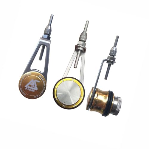 Fishing Bobbin Knotter FG GT RP Line Wire Knotting Tool Fishing Line Winder Assist Knotting Connector Accessories - color: gold