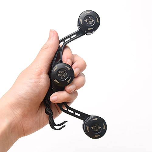 GT Knotter Fishing Bobbin Knotter Assist, Fishing Line Monofilament FG PR Knotter, Fishings Line Winder Assist Knotting Connector Accessories - color: Types: B