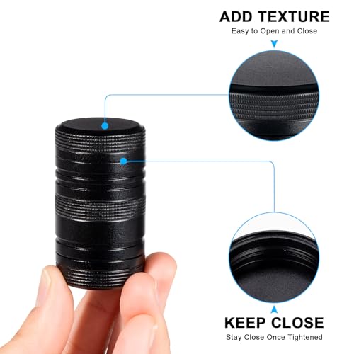 Metal Pill Box 2 Times a Day - Waterproof Samll Pill Case for Purse - Travel Pill Container, Portable Medicine Organizer Holder for Vitamin, Fish Oils, Supplements 1 Pack - color: Black, size: Small-Short