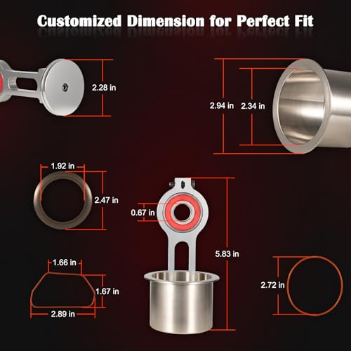 KK-4835 Compressor Piston Kit Connecting Rod Replacement Kit Perfectly Fits for Sears Craftsman Devildiss Dewalt Porter Cable Oil Free Air Compressor Pump, Comparable to KK-4835 KK-5081 A02743