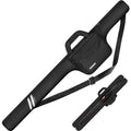PEKREWS Fishing Rod Case, 52inch Fishing Pole Bag (3.9ft-4.4ft) with Tackle Pockets, Fits Break-Down Spinning Rod Reel Combo, Padded Soft Rod Bag with Strap Handle, Pole Travel Case For Angler - color: Black