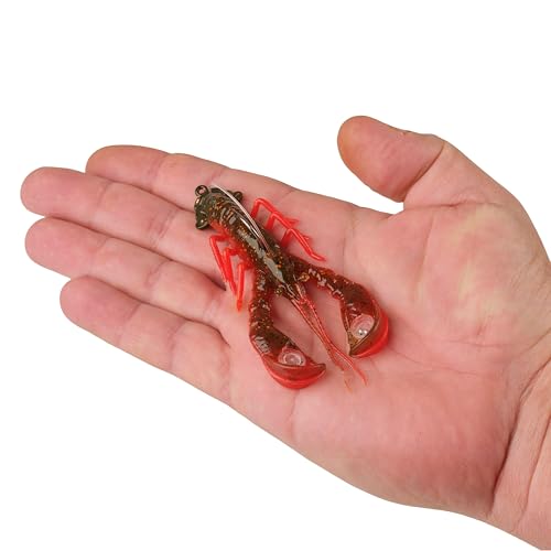 Berkley PowerBait Clatter Craw Fishing Soft Bait - color: Watermelon Red
