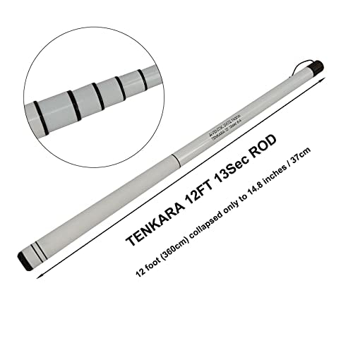 Aventik Tenkara Rod Pro IM12 Nano 6:4 Action 2 Mini Sizes All Water Conditions Quality Carbon Tube Packing, Extra Spare Sections Included, Tenkara Fly Rod - size: 12’0‘’, style: Rod Combo