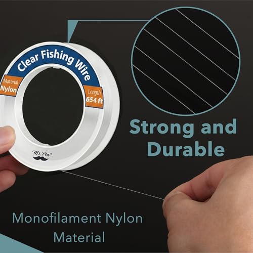Mr. Pen- 218 Yard Nylon Fishing Line, String for Hanging - size: 2 Pack