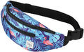 Vibe Festival Gear Rave Fanny Pack for Women Men – Festival, 4 Pockets, Adjustable Strap, Cute Waist Bag, Crossbody Belt Bag, Hiking, Running, Cycling - color: Flamingo, size: Fits Most