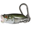 Bass Fishing Lure Keychain, Cool Bass Fish Key Chain Fishing Gifts for Men, Bass Keychains for Fishing Lovers - color: Army Green