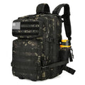 Lovelinks21 25L Tactical Backpack for Men and Women Military Backpack Small Assault Pack Molle Backpack Bug Out Bag Travel Rucksack Daypack (Black Camo) - color: Black Camo