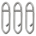 Dr.Fish Fishing Speed Clips Power Quick Clips for Fishing Lures Quick Change Stainless Steel Lure Snaps Saltwater Freshwater Crankbait Tackle Snaps - color: S-50LB-0.6", size: 40 Pack