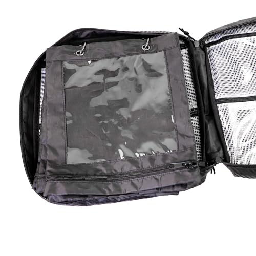 YakAttack 12” x 12” HD Bait Binder | Soft Bait Organizer & Fishing Lure Storage Case | Compact Tackle Bag for Plastics & Tools | Heavy-Duty Design for Kayak & Boat Anglers | Fishing Gear Holder - size: 12" x 12"