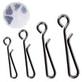 Speed Clips Terminal Tackle Kit Quick Connect Fishing Clip Sinker Weights Lures Lines Connectors FS/BZ-05 - size: 0#+1#+3#+5#