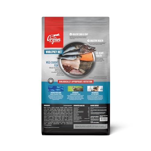 ORIJEN Grain Free High Protein Premium Dry Cat Food Six Fish Recipe 7lb Bag - size: 7 Pound (Pack of 1)