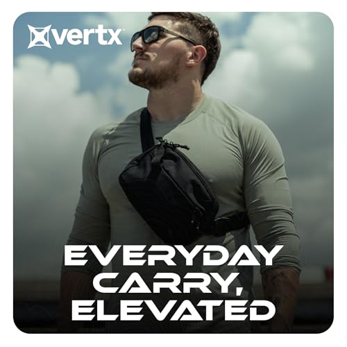 Vertx Everyday Tactical Fanny Pack 2.1-100% Nylon Fanny Pack for Men and Women with CCW-Ready Design and Rapid Access Tab - Wolf Grey - 2L - color: Wolf Grey, style: Everyday Fanny Pack 2.1