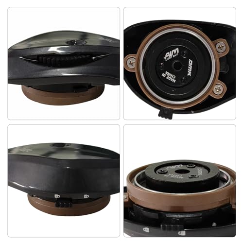 PURELURE Cheetah AIR Baitcasting Reel Carbon Fiber Side Cover and Aluminum DC Spool, Lure Weight 1-15g, DC Fishing Reel Accessories