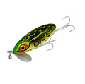 Arbogast Jitterbug Topwater Bass Fishing Lure - Excellent for Night Fishing - color: Bull Frog, size: 2 1/2" 3/8 oz