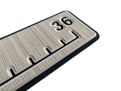 Next Level Inc. | Fish Ruler | SeaDek | 36 inch Fish Measurement Tool | Perfect for Boats and Kayaks | Terra/Black - color: Terra/Black