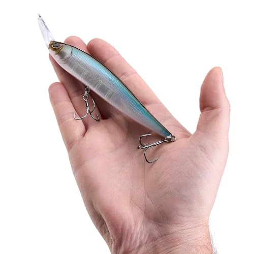 Berkley Krej Fishing Hard Bait - color: Stealth Minnow, size: 5 in - 128 (1 1/17 oz)