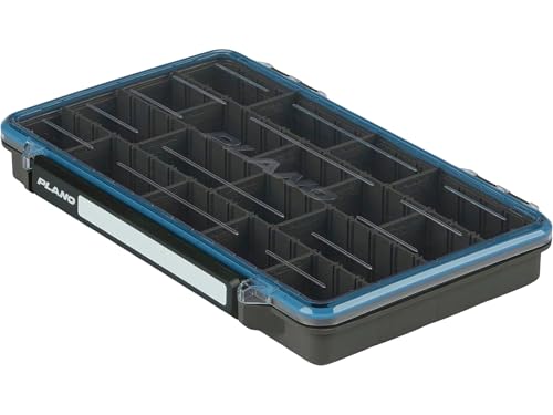 Plano StowAway 3700 Waterproof Stow Tackle Box, 4-Pack, IPX7 Waterproof Rating, with Rustricor, Single Latch Design, Transparent DuraView Lid, Stackable Storage for Fishing Bait, Lures and Gear - size: 3700 4-Pack, style: Regular - New Model