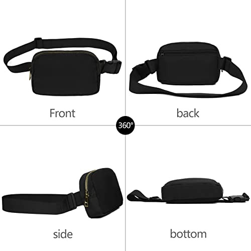 VOROLO Fanny Pack For Women And Men Crossbody Bag Belt Bag Camo White | Adjustable Strap Graduation Gifts Lightweight Travel Running - color: Camo White