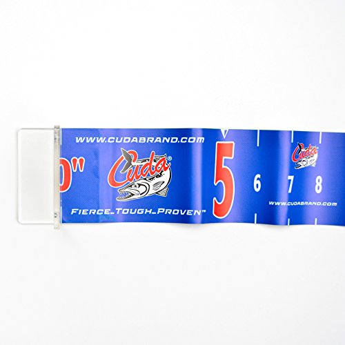 Cuda Fish Tape Measure with Velcro Storage Strap