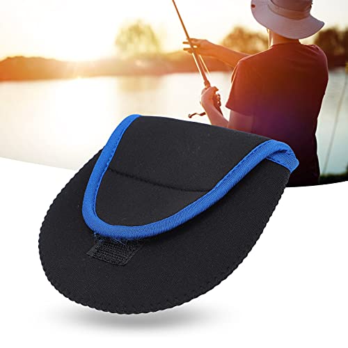 Honio Fly Fishing Reel Cover, Neoprene Reel Case with Zipper Closure and Shoulder Strap