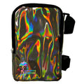 Holographic Thigh Bag | Leg Harness for Women | Outdoor Leg Pouch | Carnival Hiking Travel Fanny Pack with Adjustable Straps | Brown - color: Brown