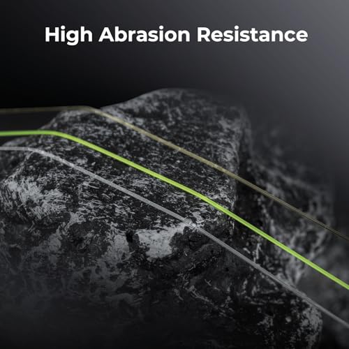 KastKing TriPolymer Crappie Advanced Monofilament Fishing Line, Higher Strength, Super Smooth, Low Light Refraction, Tri-Extrusion Advanced Mono Fishing line, Highly Abrasion Resistant - color: ICE CLEAR, size: 8LB-0.0079in-300Yds