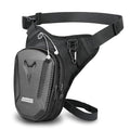 flintronic Motorcycle Leg Bag, Thigh Bag, Motorcycle Cycling Drop Leg Bag, with Headphone Jack, Waterproof Multi-Function Leg Fanny Pack for Men Women Cycling Running Traveling and Fishing - color: Black