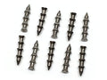 (10 Pack) - Harmony Fishing Company Tungsten Nail Weights [Select Size] (Lead-Free/No Lead Nail Weights for Neko/Wacky Rig Fishing) (Natural, 3/32oz) - size: 3/32oz