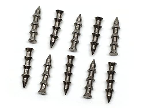 (10 Pack) - Harmony Fishing Company Tungsten Nail Weights [Select Size] (Lead-Free/No Lead Nail Weights for Neko/Wacky Rig Fishing) (Natural, 1/16oz) - size: 1/16oz