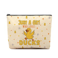 Duck Makeup Bag, Duck Gifts For Women, Ducks Makeup Pouch, Travel Toiletry Bag With Zipper, Ducks Bag For Women, Travel Toiletry Bag - color: Ducks