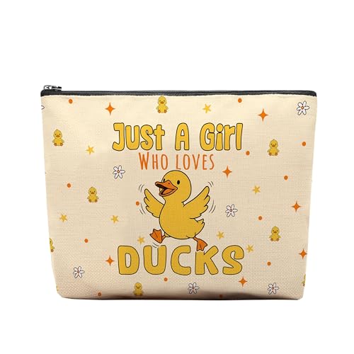 Duck Makeup Bag, Duck Gifts For Women, Ducks Makeup Pouch, Travel Toiletry Bag With Zipper, Ducks Bag For Women, Travel Toiletry Bag - color: Ducks