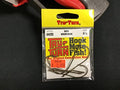 Bass Worm Hooks - color: Bronze, size: Size 4/0
