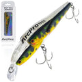 Fishing Lures Minnow Fishing Jerkbait Hard Bait, Noisy Wiggling and Vibrating Actions for More Bites, Deep Diving Swimbait Hard JerkBaits for Bass Pike Trout Walleye Freshwater Saltwater - color: Trout