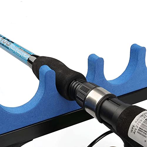 Fishing Rod Holders 1/4" Screw for Bank 8-Rod Feeder Pod Stand Holder Soft Fishing Pole Tackle Fishing Accessories( NOT Include Tripod )