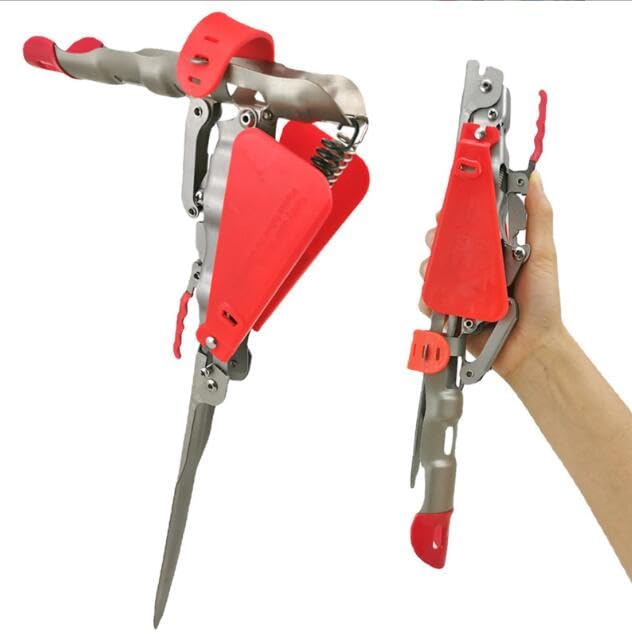 Fishing Rod Holder 2 Spring Automatic Full Adjustable Folding Stainless Steel Automatic Spring Fishing Rod Holder for Ground Support Brackets, Adjustable Sensitivity & Folding Fish Pole Rack