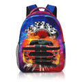 Kids Car Backpack for Boys Cool Car Print Schoolbag for Teenage Girls Kids Cute Children Lightweight Waterproof Adjustable Book Bag for Preschool Kindergarten Bookbags - color: Red Car 01