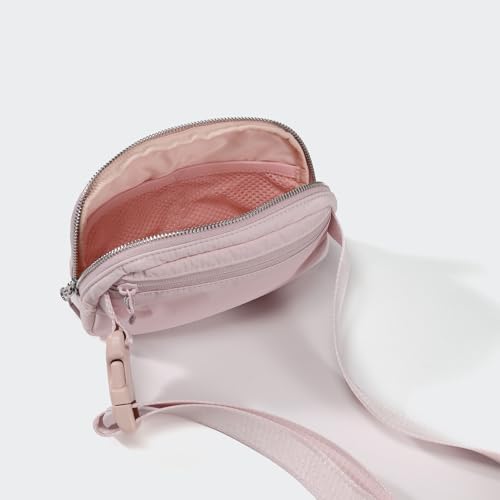 Pander Unisex Belt Bag Fanny Pack for Women with Adjustable Strap, Small Waist Pouch for Workout Running Traveling Hiking - color: Pink