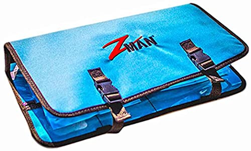 Z-Man, Bait Binderz, Double Wide, Size: 17.75" x 9", Light Blue