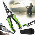Multi-Functional Stainless Steel Fishing Pliers, Saltwater Fishing Pliers Fishing Tools, Hook Remover & Line Cutter with Non-slip Handle, for Fly Fishing, Ice Fishing, Fishing Gear, Gifts for Men (C) - color: C