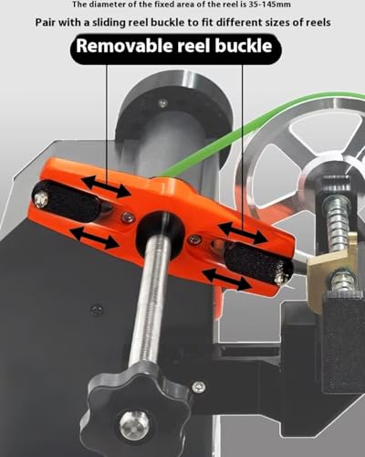 Electric Fishing Line Winder Spooler,Fishing Reel Line Winder Spooler Machine w/0-8kg Damping Brake,Fishing Rod Reel Spooling Station Systems,Adjustable Speed
