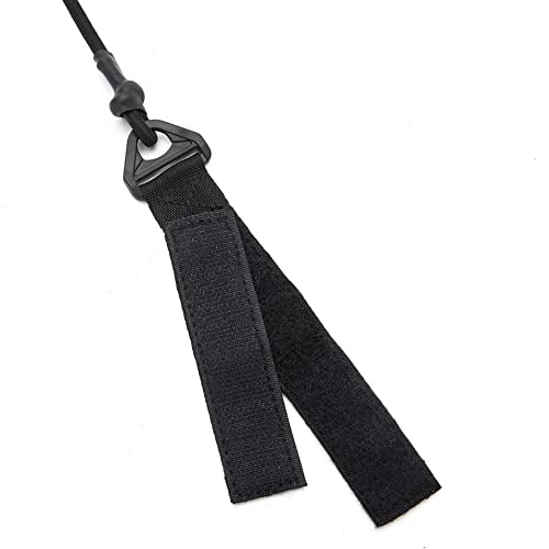 Kayak Paddle Leash, Paddle Leash Lightweight Coiled Kayak Rod Leashes for SUP Kayaking Canoing Fishing Boating - color: Black -1 Pack