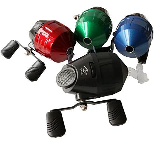 Fishing Reel with 10lb/85yds Capacity and Push Button Mechanism for Angling
