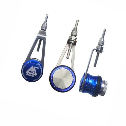 Fishing Bobbin Knotter FG GT RP Line Wire Knotting Tool Fishing Line Winder Assist Knotting Connector Accessories - color: blue