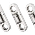 Dr.Fish Heavy Swivels for Saltwater Fishing, 190-705LB Wind on Swivels Rust Resistant Heavy Duty Fishing Tackles Stainless for Tuna Shark - size: 375LB