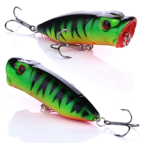 20pcs/25pcs Fishing Blanks Lures Kit Fishing Topwater Unpainted Swimbait Unpainted Crankbaits Hard Baits DIY Lure for Bass Salmon Trout Saltwater and Freshwater - color: 25PCS 2.76″/0.38oz