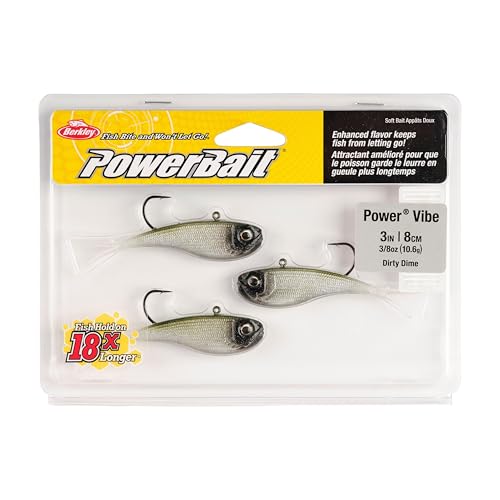 Berkley PowerBait Power Vibe - color: Dirty Dime, size: 3 in - 3/8 oz