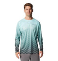 Columbia Men's Super Terminal Tackle PFG Super Fade II - color: Gulf Stream Triangle Fade/Black Pfg Tri, size: X-Small