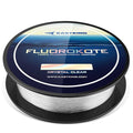 KastKing Fluorokote 100% Fluorocarbon Coated Fishing Line, Fluorocarbon Leader, Extreme Clarity,Fast Sinking,Shock Resistant, High Abrasion Resistance - size: 8LB(500Yard)